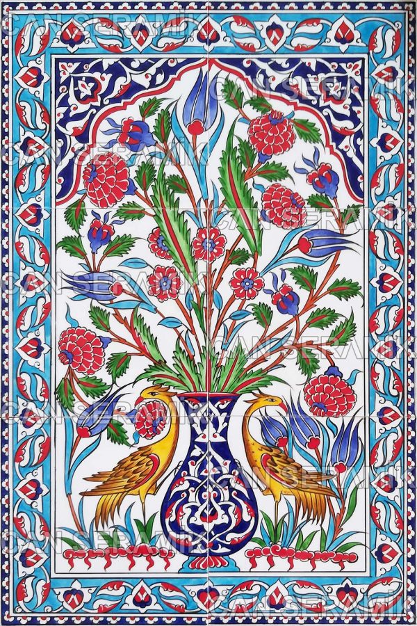 Türk Çini Sanatı Modelleri El Dekoru Pano Desenleri Kütahya Çini Karolar Fiyatları El Boyaması Tarihi Panolar Desenli Karo El Yapımı Pano