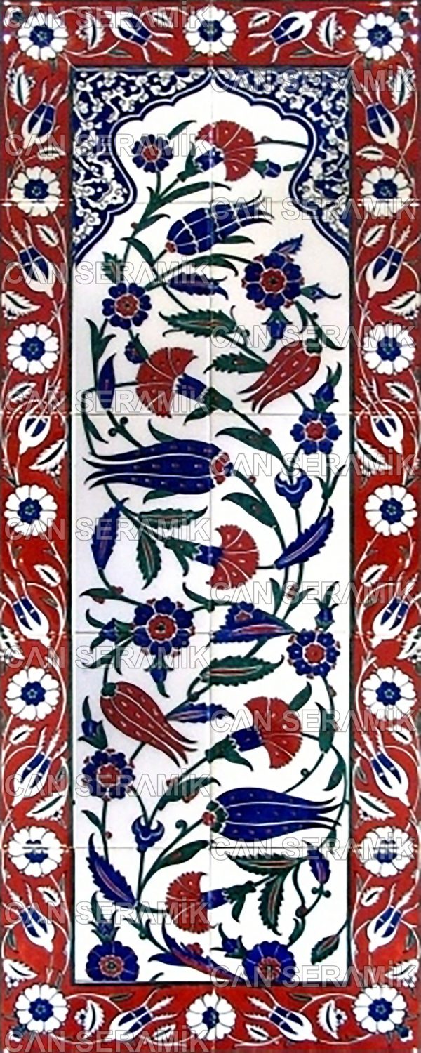 El Yapımı Kütahya Çinisi Modelleri El Dekoru Pano Desenleri Modelleri İznik Çini Pano Fiyatları El İşi Osmanlı Çini Sanatı Modelleri Deseni