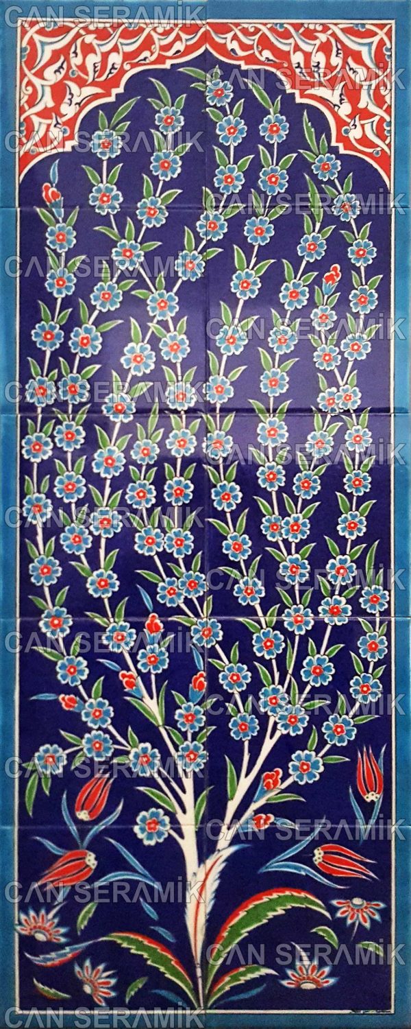 Elyapımı Kütahya Çinisi Modelleri El Dekoru Pano Desenleri Modelleri İznik Çini Pano Fiyatları El İşi Osmanlı Çini Sanatı Modelleri Deseni
